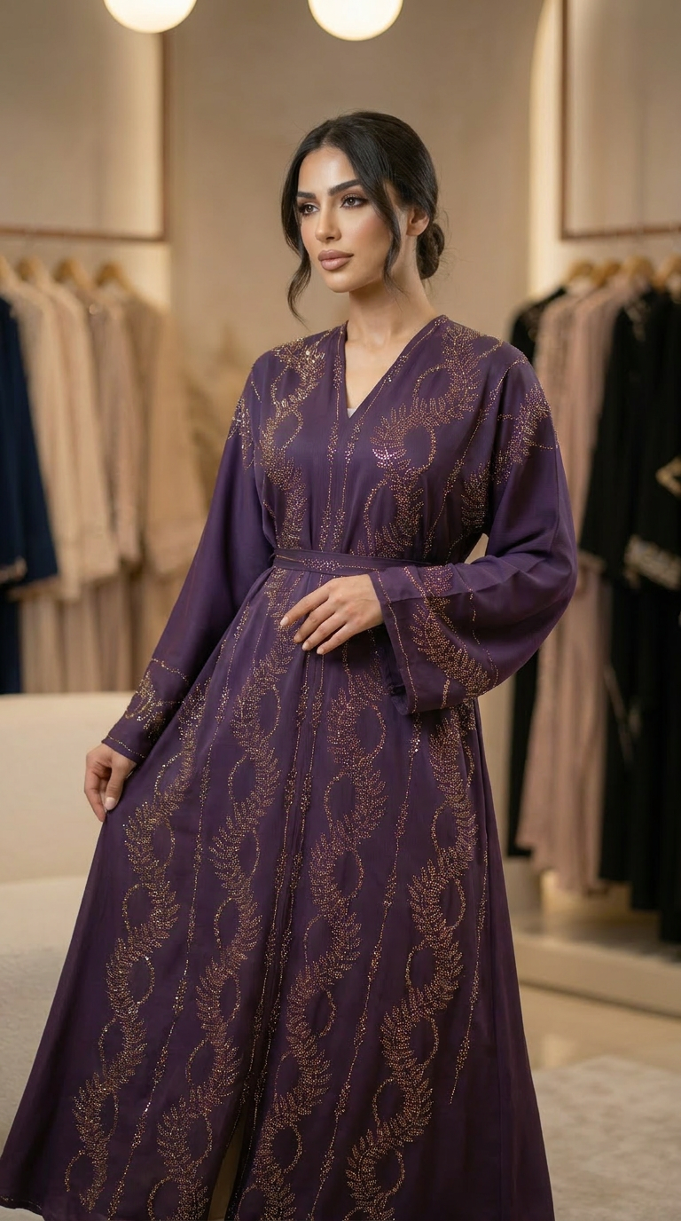 Abaya Dalila morada