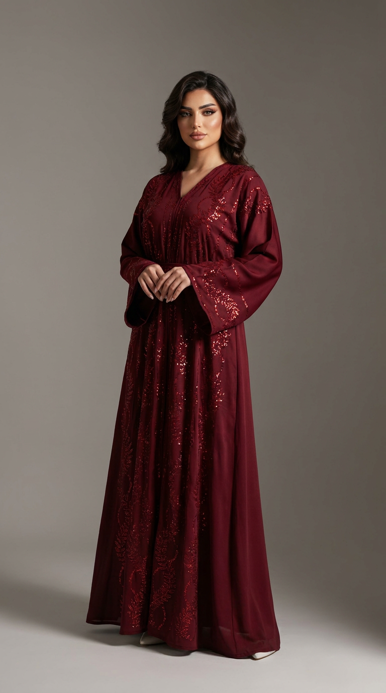 Abaya Dalila Burdeos