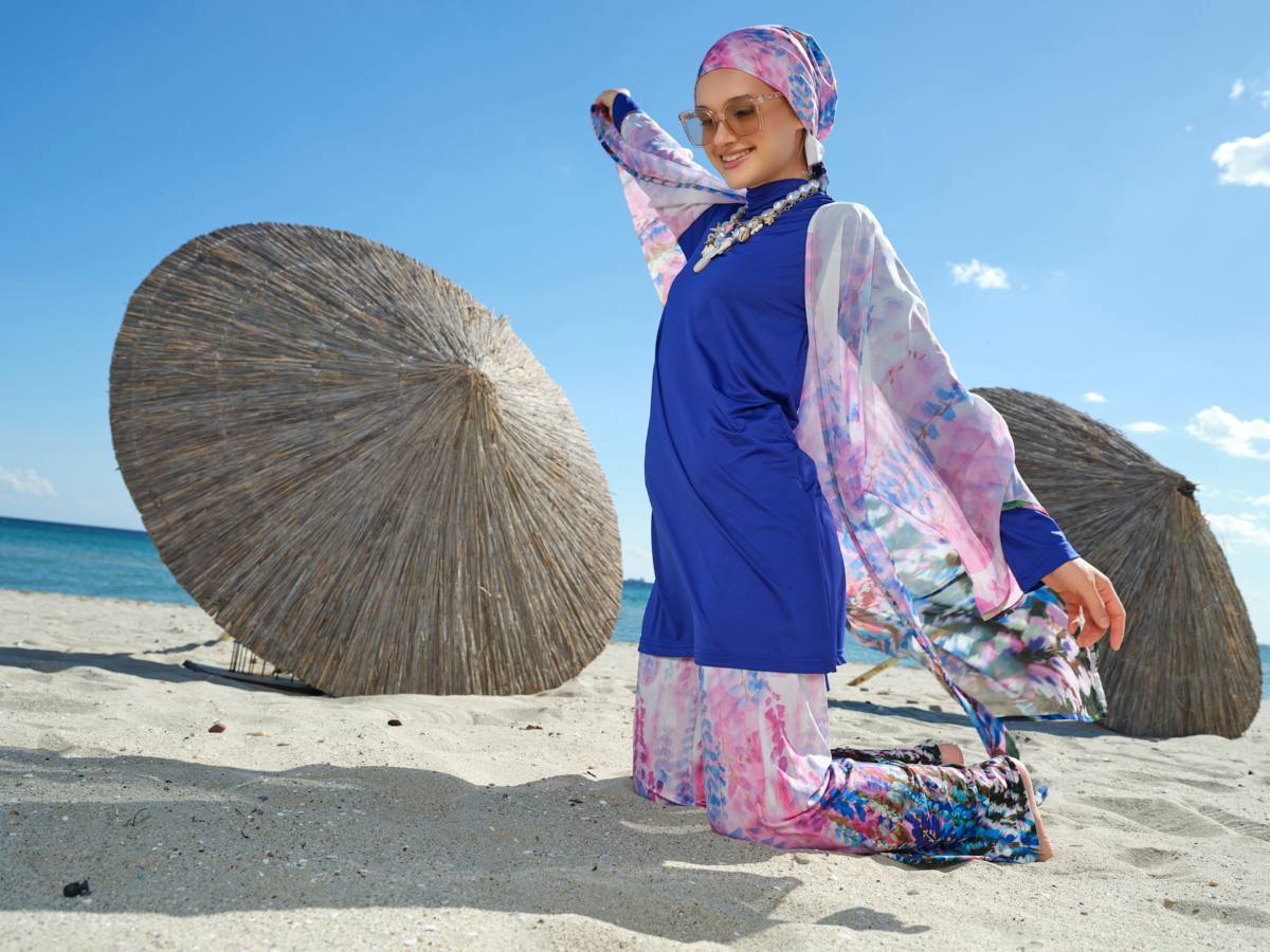 Burkini Tesse Círculos Rosas