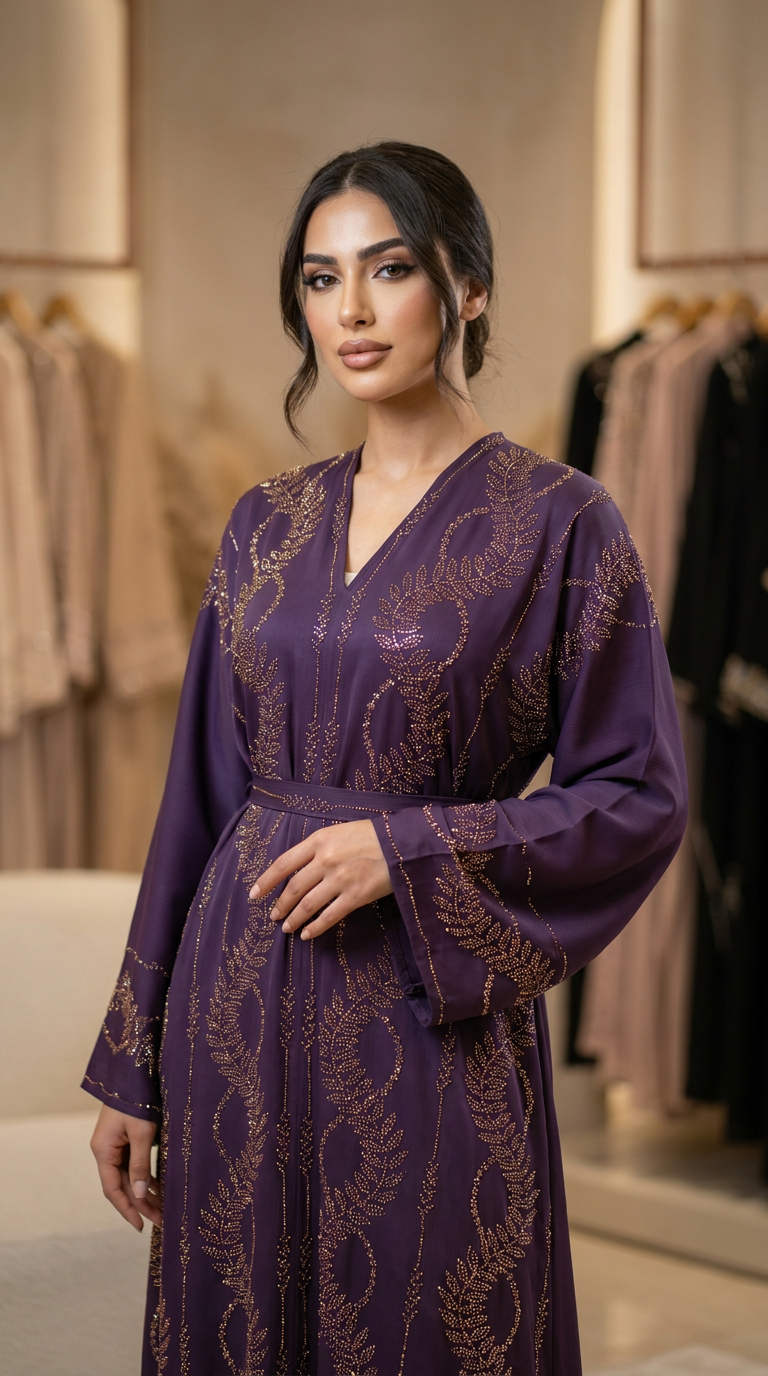 Abaya Dalila morada