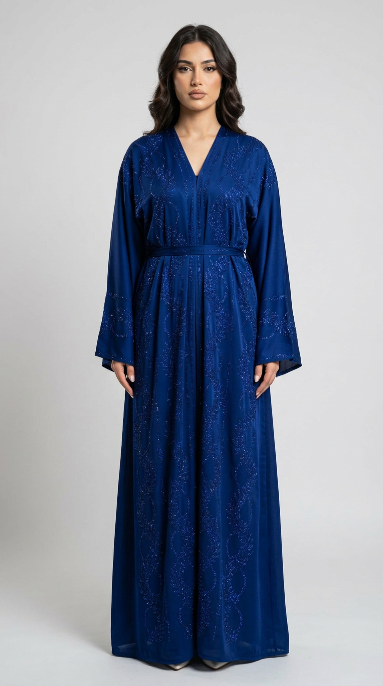 Abaya Dalila azul