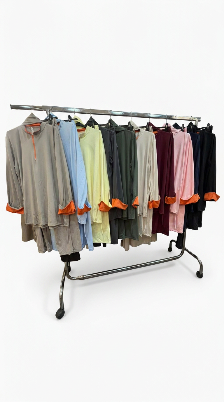 Burkini mangas naranjas