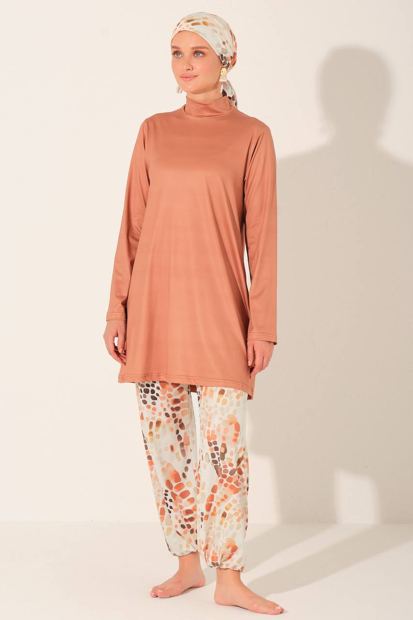 Burkini Tesse Camel Rainbow