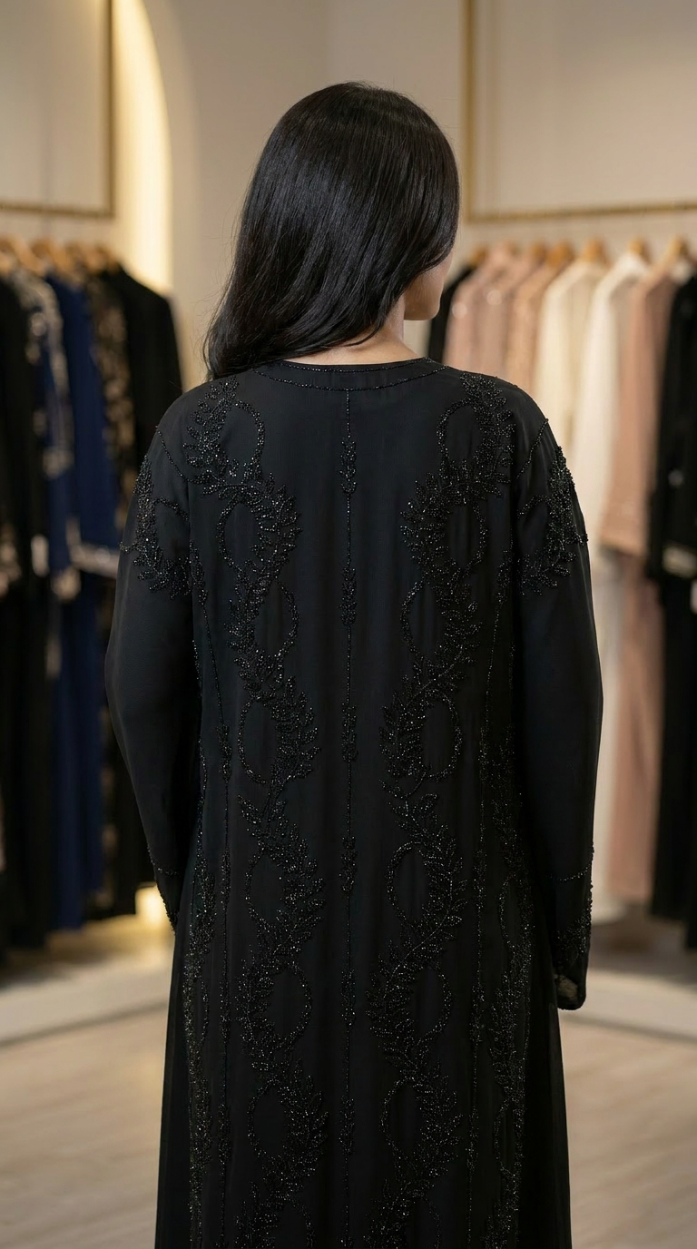 Abaya Dalila negra