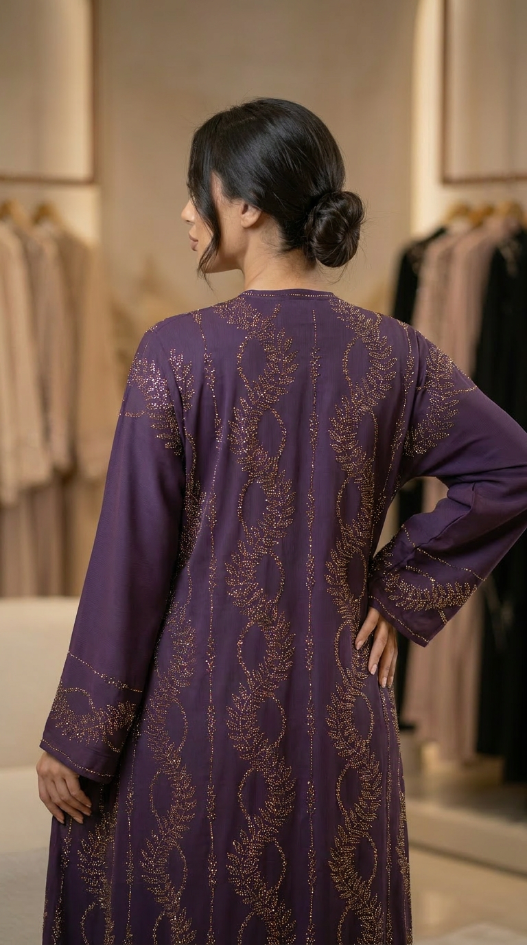 Abaya Dalila morada